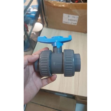 Jual Ball Valve True Union Watermur PVC 11 2 Inch Shopee Indonesia