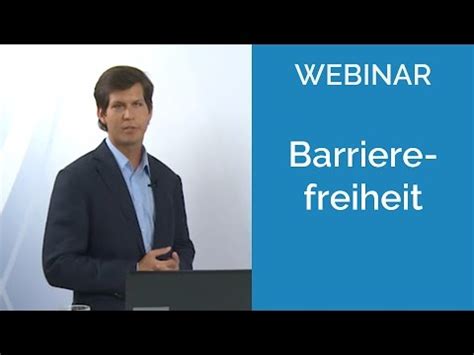 Webinar Barrierefreiheit Youtube