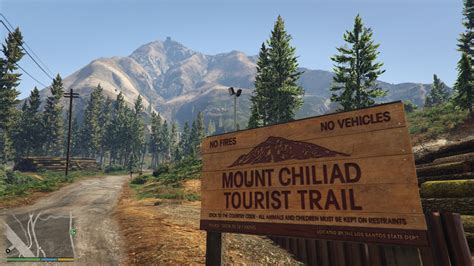 Mount Chiliad Tourist Trail In GTA 5