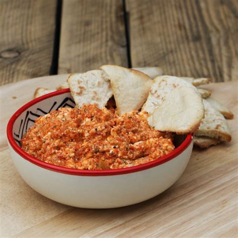 Geroosterde Paprika Feta Dip BBQ Junkie