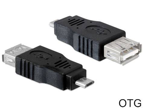 Adaptor Otg Usb 20 A La Micro Usb B M T Delock 65325