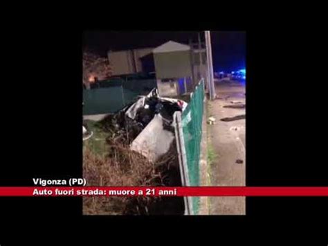 Incidente Mortale A Vigonza Perde La Vita Giovane Enne