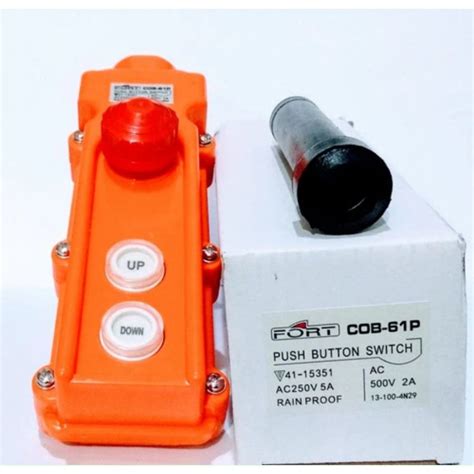 Jual Hoist Push Button Tombol Cob P With Emergency Stop Shopee