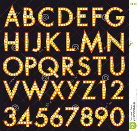 Marquee Letters Font