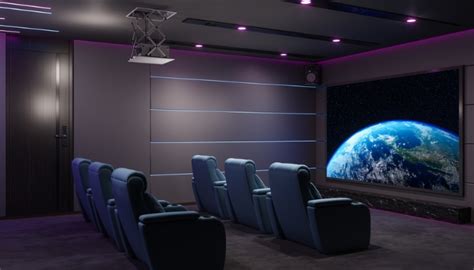 Home Theater Magic: The Best Projector Installation Types | Saber