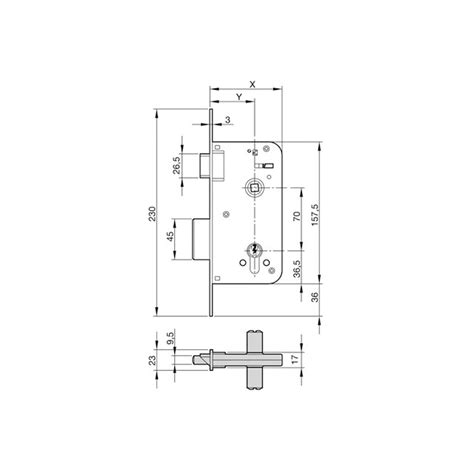 Cerradura Yale H N Embutir