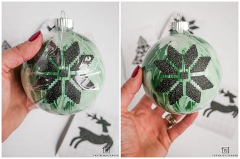 How To Make Diy Marbled Ornaments Taryn Whiteaker Designs