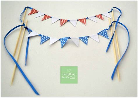 Mini Banderines Para Tortas Bunting Cake Toppers 8000 Banderin