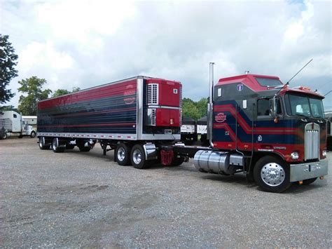 Coe Kenworth Custom K100 With Matchin Reefer Kenworth Trucks