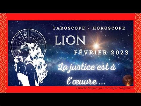 Lion Et Ascendant Lion Fevrier La Justice Est L Uvre