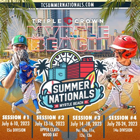 Myrtle Beach Summer Nationals Youthbaseballtournamentfinder