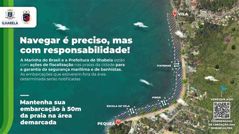 Prefeitura de Ilhabela e Marinha do Brasil lançam campanha Navegar é