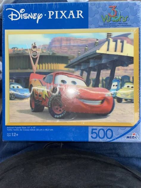 Disney Pixar Cars Piston Cup Champion D Vision Puzzle Pcs