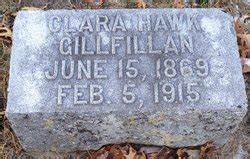 Clara Hawk Gillfillan M Morial Find A Grave