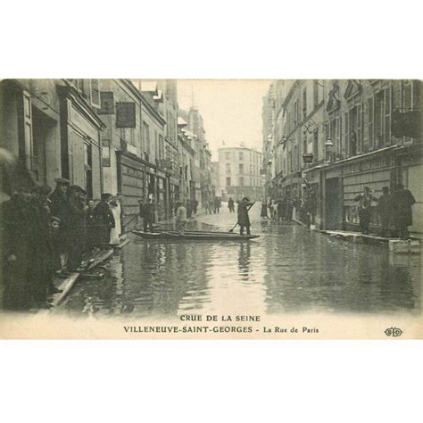 Inondations Et Crue De Villeneuve Saint Georges La Rue De