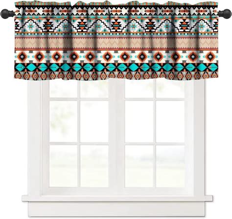 Shelifestyle Tribal Aztec Window Valance Curtain Navajo