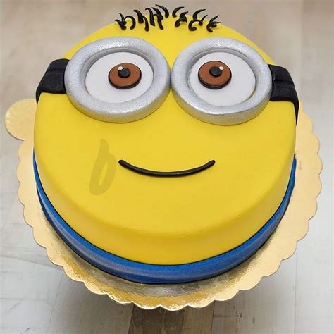 Buy Adorable Minion Fondant Cake Online - Order Now