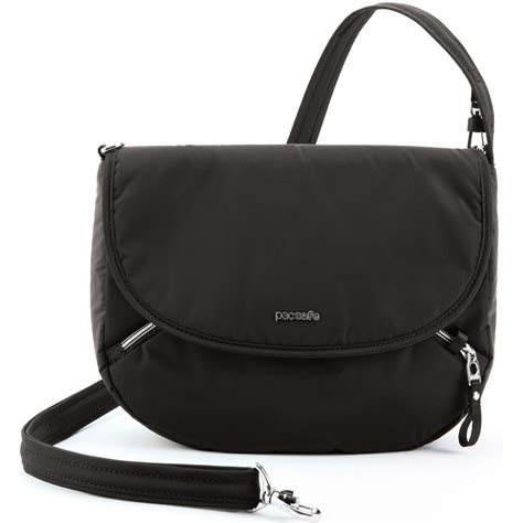 Pacsafe Stylesafe Anti Theft Crossbody Bag Black B H