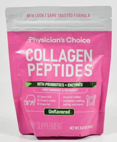 Physicians Choice Collagen Peptides 8 67oz Powder Unflavored Probiotics 01 2026 Ebay