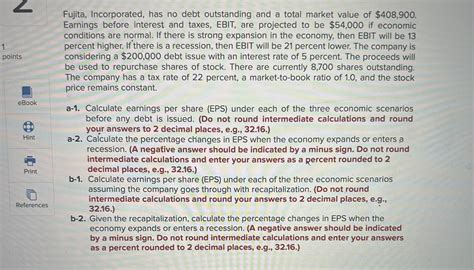 Solved Fujita Incorporated Has No Debt Outstanding And A Chegg