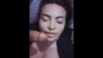 Beautiful Girlfriend With Perfect Natural Tits Hits Vape While Boyfriend Fucks Her Face And Cums