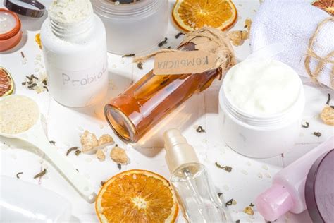 Premium Photo | Fermented beauty skin and hair care cosmetic with