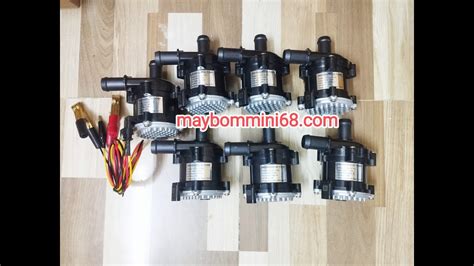 Máy bơm tuần hoàn nước nóng 12v 102w không chổi than lưu lượng 2400L H