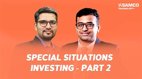 Special Situations Investing Part Understand Special