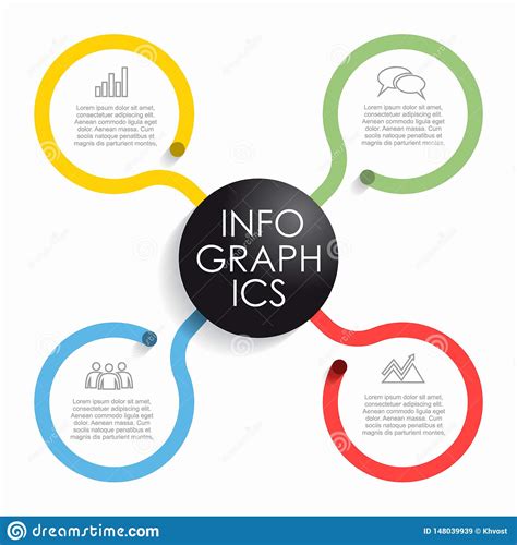 Plantilla Del Dise O De Infographic Con El Lugar Para Sus Datos