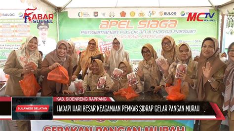 Hadapi Hari Besar Keagamaan Nasional Pemkab Sidrap Gelar Pangan Murah