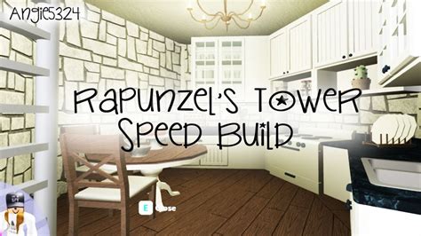 Welcome Bloxburg Rapunzel S Fairy Tale Tower Speed Build Youtube