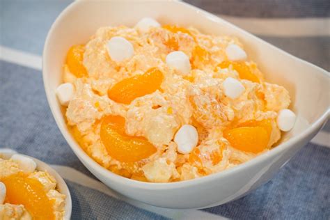 The Best Orange Jello Fluff Salad Recipe Devour Dinner