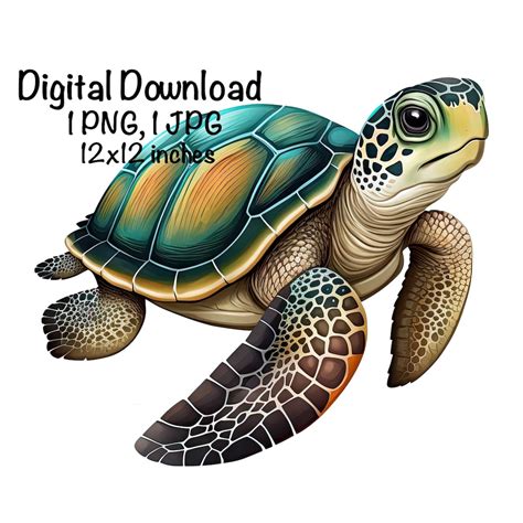 Sea Turtle, Cute Sea Turtle Clipart, Ocean Animals Sea Turtle PNG, Sea ...