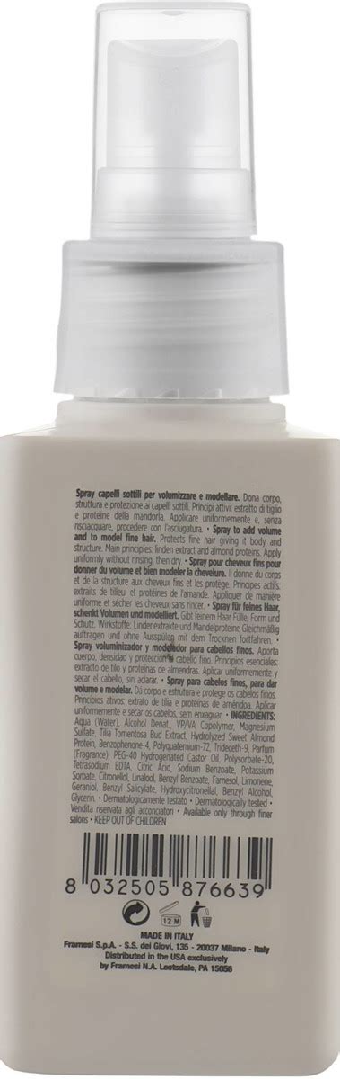 Спрей для объема волос Framesi Morphosis Volumizing Spray, 100 ml ...