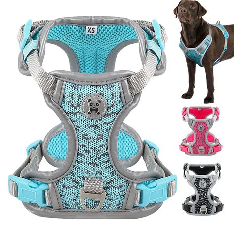 Dog Harness Large Nylon Breathable Big Dog Puppy Harness Vest Pet ...