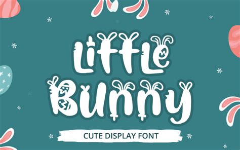 Little Bunny - Cute Display Font #230819 - TemplateMonster