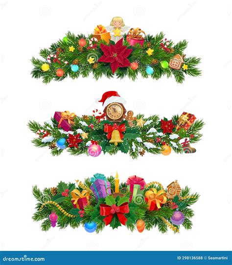 Christmas Fir Branches, Green Pine Tree Needles Stock Photo - Image of