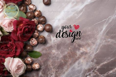 Love Valentine Background Mockup Graphic By Thebest Mockup Creative