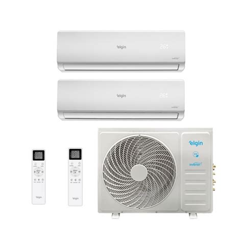 Ar Condicionado Bi Split Hi Wall Inverter Elgin Total Plus 18000 BTUs