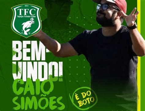 Tapajós anuncia Caio Simões como técnico para o Campeonato Paraense