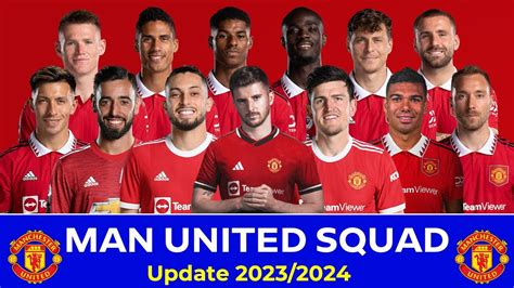 Manchester United Squad 2023/24 with Mason Mount | Man United Squad ...