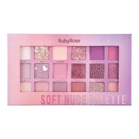 Paleta De Sombras Soft Nude Pallette Feels Ruby Rose Hb Shopee