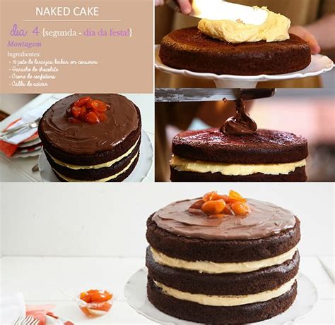 Di Rio Do Naked Cake Aprenda A Fazer O Bolo De Festa Em Etapas