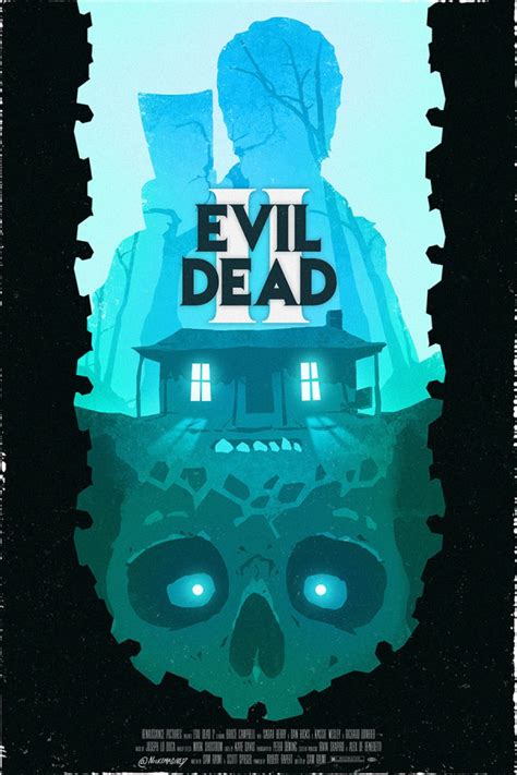 Evil Dead II (1987) - Poster US - 900*1350px