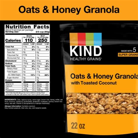 KIND Oats And Honey Healthy Grains Granola Clusters 22 Oz Kroger