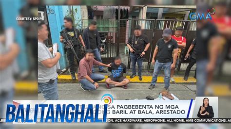 2 Sangkot Umano Sa Pagbebenta Ng Mga Hindi Lisensyadong Baril At Bala