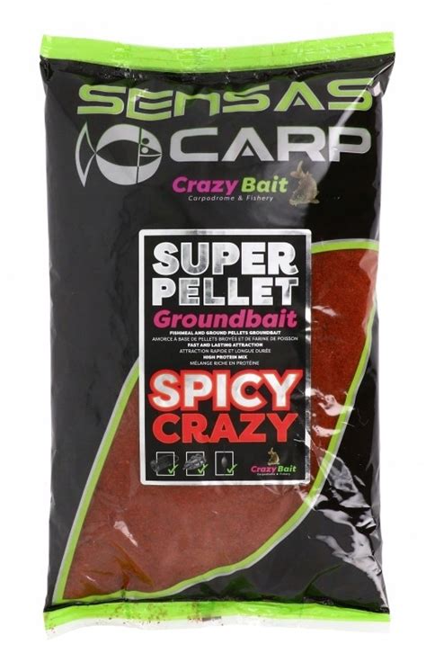 Zanęta Sensas metoda spławikowa i gruntowa 1 kg SUPER PELLET GROUNDBAIT