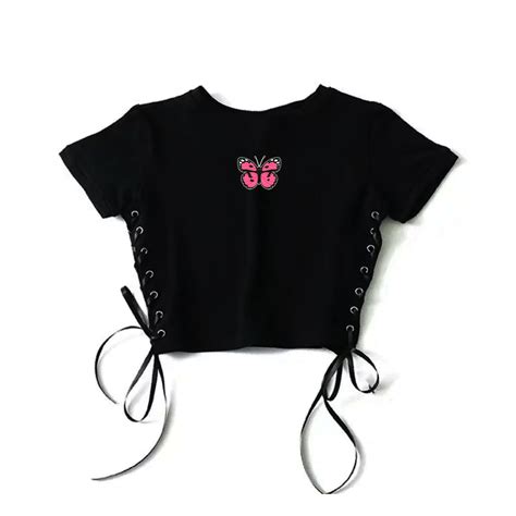 2019 Fall Winter New Collection- Butterfly crop top – kokopiecoco