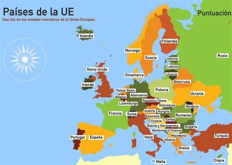 Mapa Interactivo De Europa