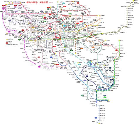 都内の東急バス路線